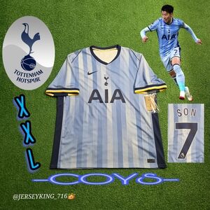 Nike Tottenham Hotspur Son Heung Min#7 2024/2025 Away Jersey New XXL